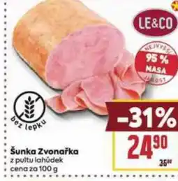 Billa Šunka Zvonařka nabídka