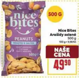 Billa Nice Bites Arašídy solené nabídka