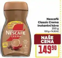 Billa Nescafé Classic Crema Instantni Κάνα nabídka