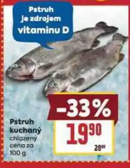 Billa Pstruh kuchaný chlazený nabídka