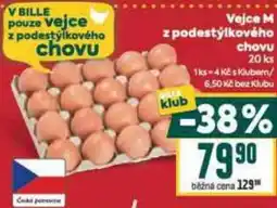 Billa Vejce M z podestýlkového chovu nabídka