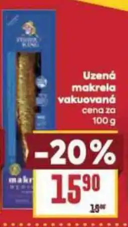 Billa Uzená makrela vakuovaná nabídka