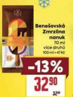 Billa Benešovská Zmrzlina nanuk nabídka