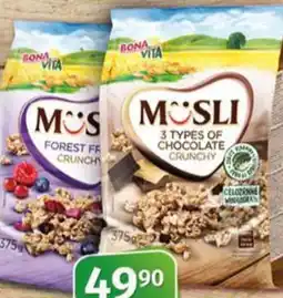 Coop Bonavita müsli nabídka