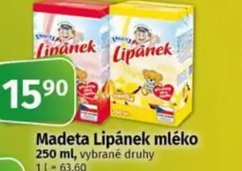 Coop Madeta Lipánek mléko nabídka