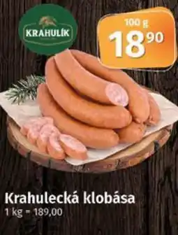 Coop Krahulecká klobása nabídka