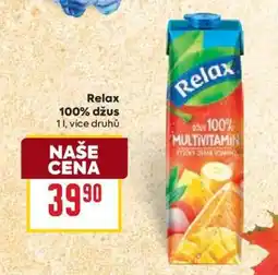 Billa Relax 100% džus nabídka