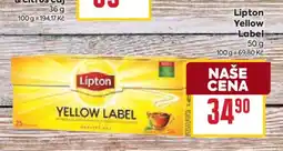 Billa Lipton Yellow Label nabídka