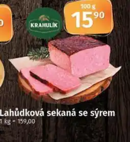 Coop Lahůdková sekaná se sýrem nabídka