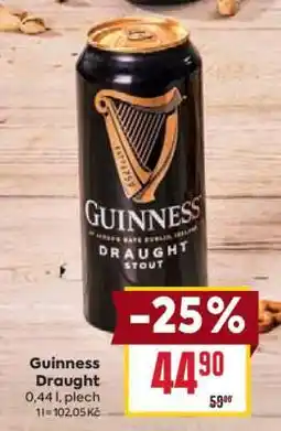Billa Guinness Draught nabídka