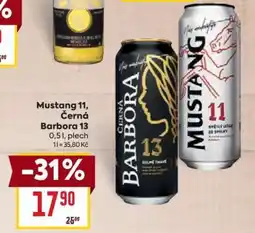 Billa Mustang 11, Černá Barbora 13 nabídka