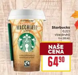 Billa Starbucks Caramel Macchiato nabídka