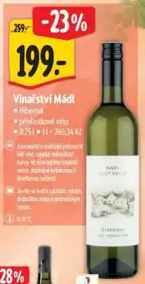 Albert Vinařství Mádl Hibernal nabídka