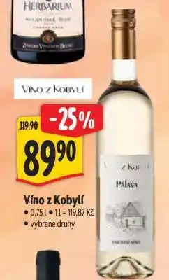Albert Víno z Kobylí nabídka