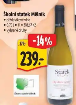 Albert Školní statek Mělník nabídka