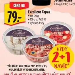 Albert Excellent Tapas nabídka