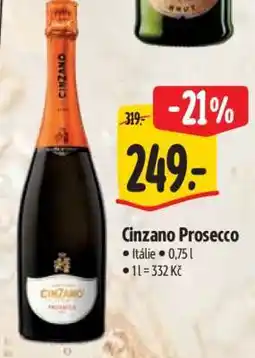 Albert Cinzano Prosecco nabídka