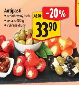 Albert Antipasti nabídka