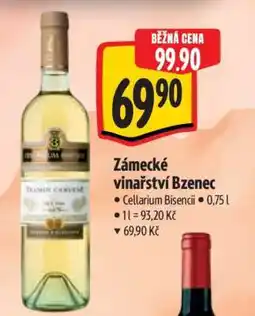 Albert Zámecké vinařství Bzenec nabídka