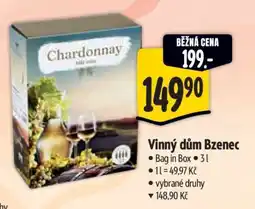 Albert Vinný dům Bzenec Chardonnay nabídka