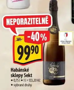 Albert Habánské sklepy Sekt nabídka