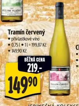 Albert Tramín červený nabídka