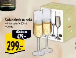 Albert Sada sklenic na sekt nabídka