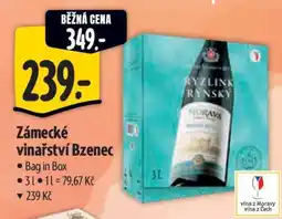 Albert Zámecké vinařství Bzenec nabídka