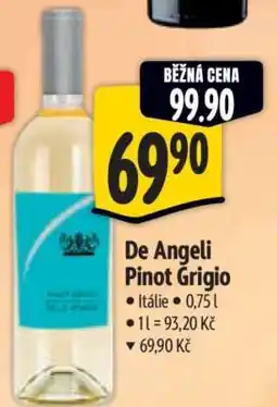 Albert De Angeli Pinot Grigio nabídka