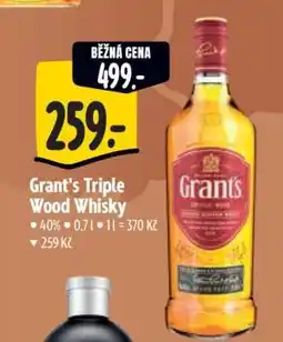 Albert Grant’s Triple Wood Whisky nabídka