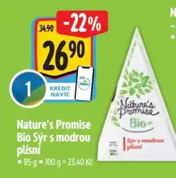 Albert Nature’s Promise Bio Sýr s modrou plísní nabídka