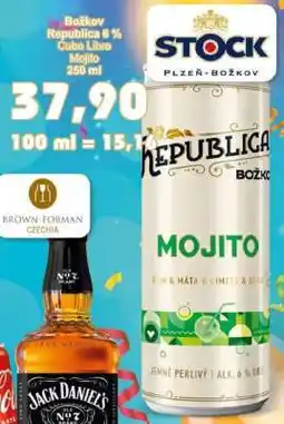 Jip Božkov Republika 6 % Cuba Libre Mojito nabídka