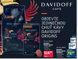 Makro DAVIDOFF ORIGINS BRAZIL ESPRESSO nabídka