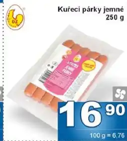 Jip Kuřecí párky jemné nabídka