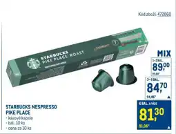 Makro STARBUCKS NESPRESSO PIKE PLACE nabídka
