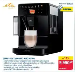 Makro ESPRESSO ETA ACORTO 9180 90000 nabídka