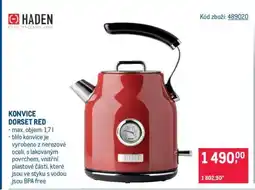 Makro KONVICE DORSET RED nabídka