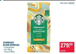 Makro STARBUCKS BLOND ESPRESSO nabídka