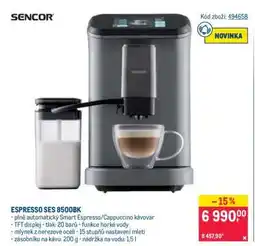 Makro ESPRESSO SES 8500BK nabídka