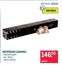 Makro NESPRESSO CARAMEL nabídka
