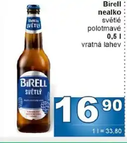 Jip Birell nealko nabídka