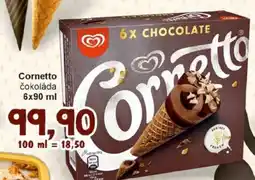Jip Cornetto čokoláda nabídka