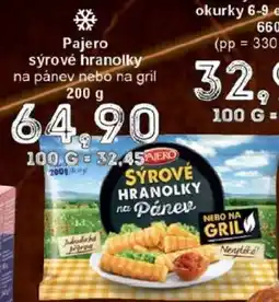 Jip PAJERO Sýrové hranolky nabídka