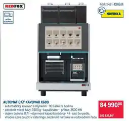 Makro AUTOMATICKÝ KÁVOVAR X680 nabídka