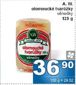 Jip A.W. Olomoucké tvarůžky nabídka