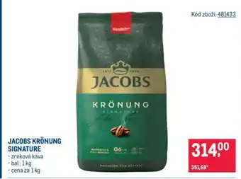Makro JACOBS KRÖNUNG SIGNATURE nabídka