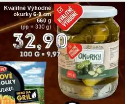 Jip Kvalitně Výhodně okurky 6-9 cm nabídka