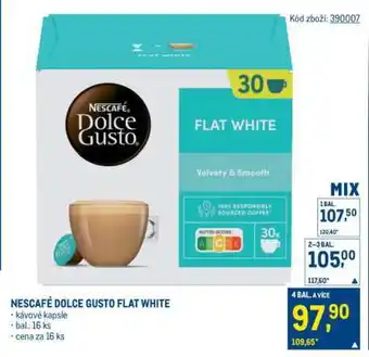 Makro NESCAFÉ DOLCE GUSTO FLAT WHITE nabídka