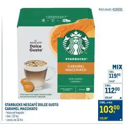 Makro STARBUCKS NESCAFÉ DOLCE GUSTO CARAMEL MACCHIATO nabídka
