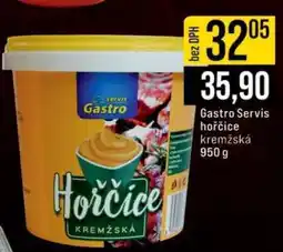 Jip Gastro Servis hořčice kremžská nabídka